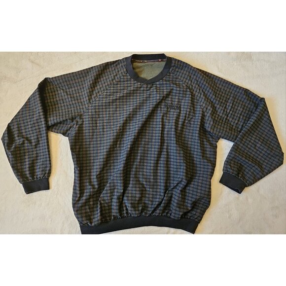 Rare Plaid SunIce Golf Pullover Windbreaker Mens Multicolor Sweatshirt XL - Picture 1 of 12